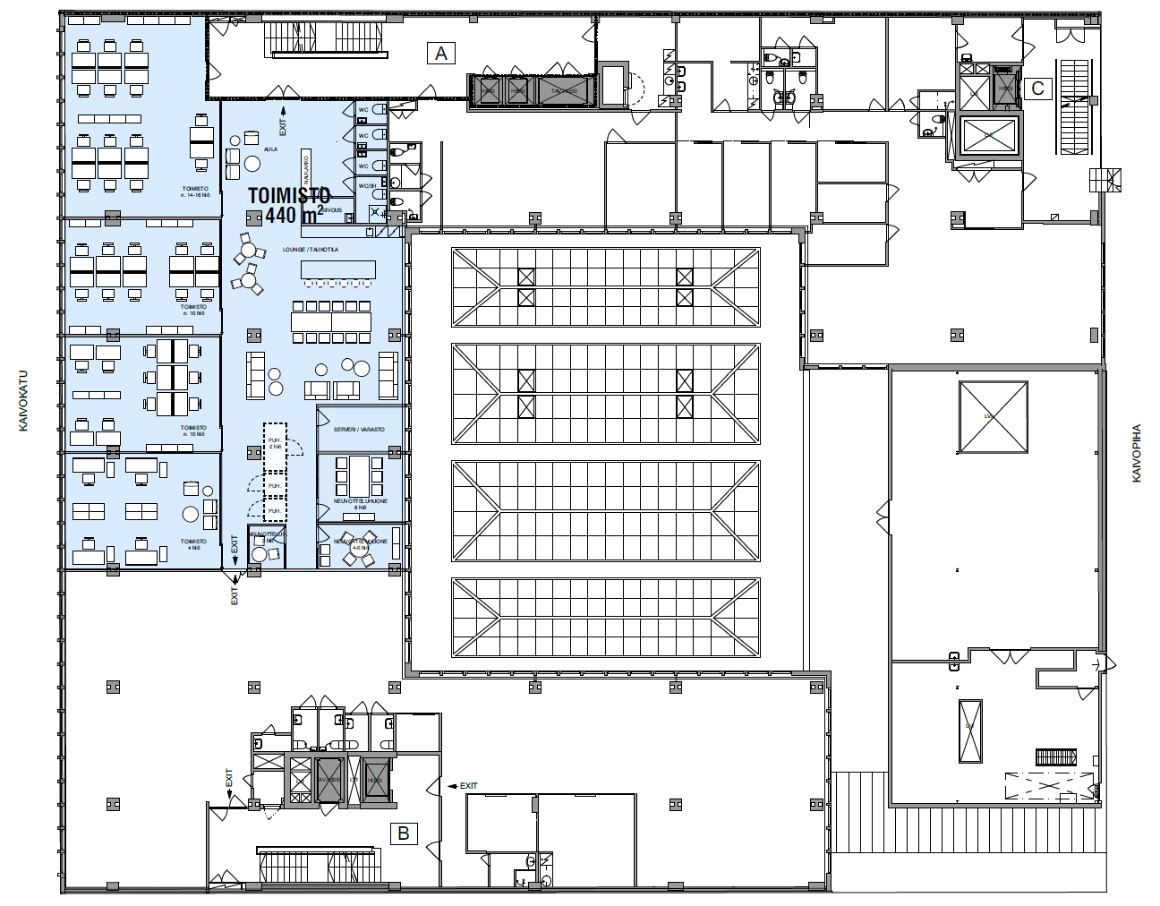 5.krs 440 m2 luonnos