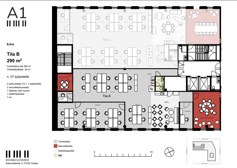 6.krs 290 m2 luonnos